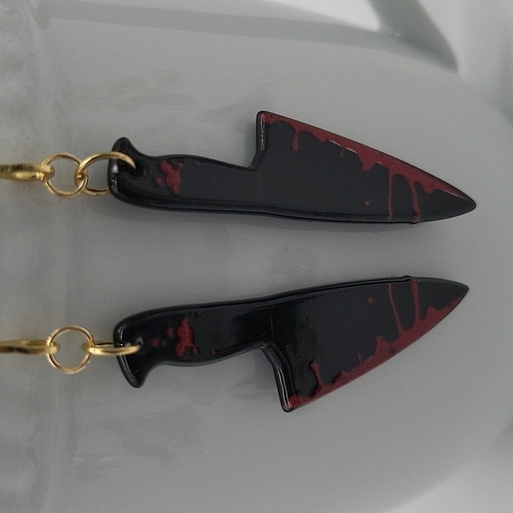 1923- Handmade Halloween Earrings NWT - Picture 2 of 6